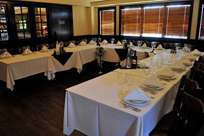 Matteo's has two private dining rooms, each with seating for 50 and a 50-inch TV.