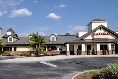 Matteo's is on International Drive, about three miles north of the Orange County Convention Center.
