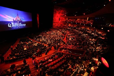The inaugural CinemaCon made use of the 4,200-seat Colosseum theater at Caesars.