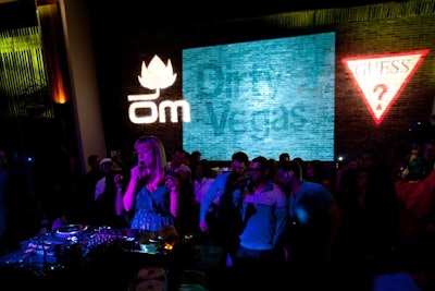 Dirty Vegas was the headline act for the Guess party, which also included a set by Om Records label-mate DJ Colette.