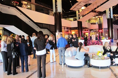 Nescafé showed off its Dolce Gusto coffee machines at an event in the Pacific Design Center.
