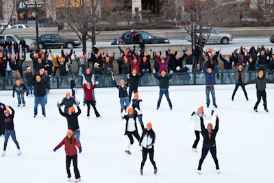 Event and communication agency One Smooth Stone recently helped 250 employees stage a flash mob.