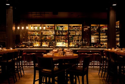 Paris Club's bar offers signature champagne cocktails and wines from France and America.