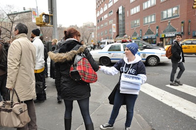 Street teams alerted passersby to the promotion, handing out posters and fliers detailing the time and location for autographs from the Tremé cast.