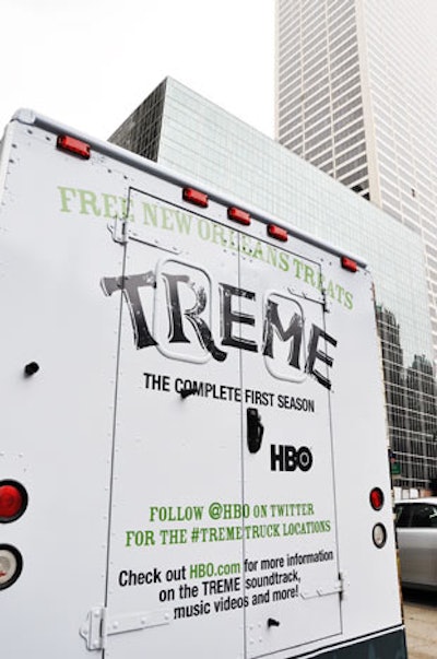 HBO used Twitter and the hashtag #TreméTruck to help spread word of the promotion.