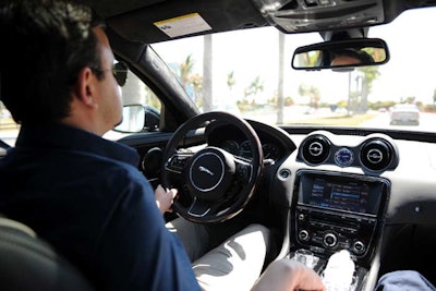 Guests had the chance to test drive the Jaguar XJ during two private driving experiences, one departing at 10:00 a.m. and the second at 2:00 p.m.