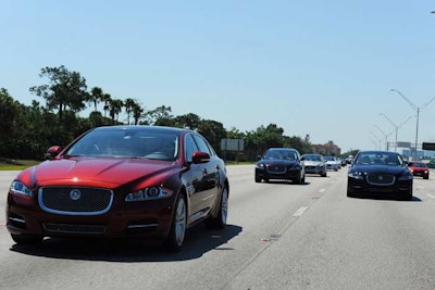 Guests hit the road between Bal Harbour and Boca Raton to test drive the new models.