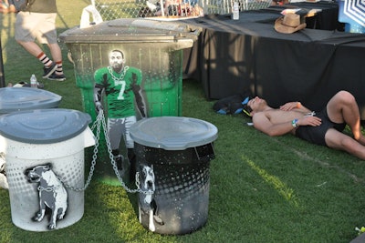 Global Inheritance brought back its Trashed program, in which 50 artists redesigned recycling bins for the chance to win V.I.P. Coachella tickets.