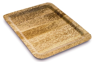Eco-friendly tray, pricing varies, available throughout the U.S. from Classic Party Rentals