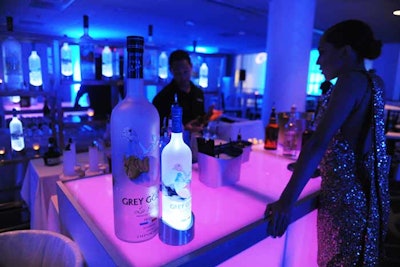 Cocktails for the evening were supplied by Grey Goose Vodka.