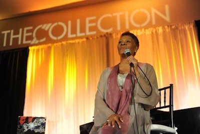 Dionne Warwick inspired the night's theme, 'That's What Friends Are For,' and performed during dinner.