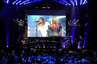 The 46th Academy of Country Music awards took to the MGM Grand Garden Arena.