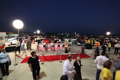 Guests could check out more than 100 exotic cars and eight executive jets that filled the runway at Kissimmee Gateway Airport.