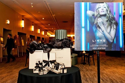During the silent auction, guests could buy mystery boxes from sponsor Links of London.
