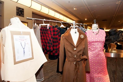 The live auction included a full wardrobe created by 25 top designers.