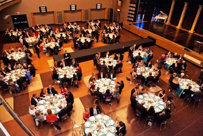 The gala was 40 percent larger than in past years, with 240 guests.