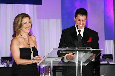 NBC 5 sports reporter Peggy Kusinski was mistress of ceremonies; ESPN 1000 radio host Carmen DeFalco was master of ceremonies.