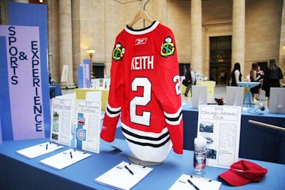 The silent auction was divided into categories that included sports and experience, entertainment, and travel.