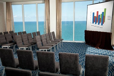 The event space options include ballrooms, as well as prefunction and meeting space that can accommodate cocktail hours, receptions, and presentations.