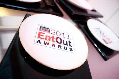 Appropriately, awards were shaped like plates.