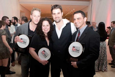 The team from Girl & the Goat accepted the award for Best New Restaurant.
