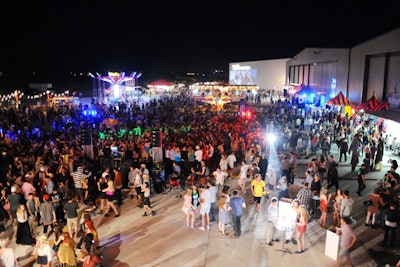 Thousands of guests flooded 944 and Armani Exchange's second annual Neon Carnival, which started at 11 p.m. Saturday and lasted just about all night.