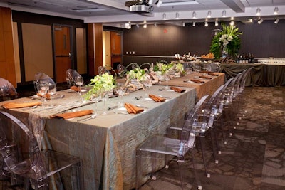 The Columbian Room can accommodate groups of as many as 120.