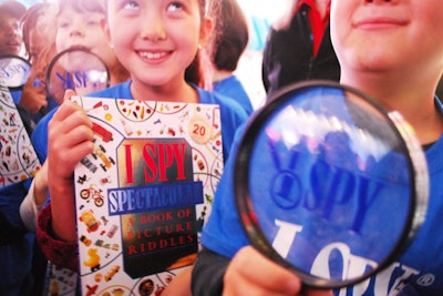 In addition to the branded magnifying glasses they received for the competition, the second graders took home copies of the I Spy Spectacular, the anniversary edition of Jean Marzollo's book.