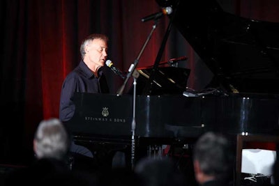 Bruce Hornsby performed two songs at the end of the award show.