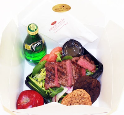 The Crowne Plaza Hotel Airport is offering a new box lunch program.