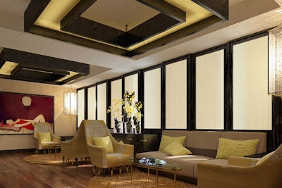 The Mandarin Oriental has 17 treatment rooms, a large fitness center, and a dedicated yoga studio.