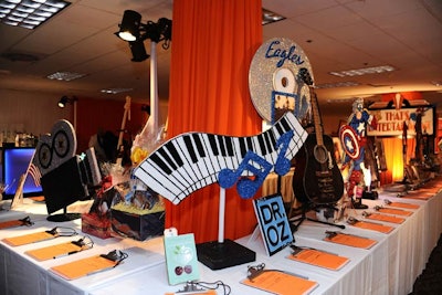 A vast silent auction contributed to the event's total take.