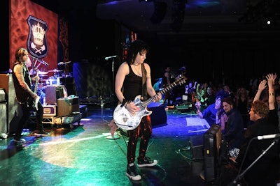 Joan Jett and the Blackhearts performed a half-hour set, which included “Crimson and Clover” and other hits.