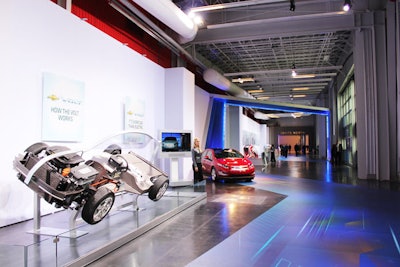 To make the most of the connecting passage between the main Javits Center and the new north facility, the Auto Show organizers are using the 260- by 30-foot section as additional exhibition space.