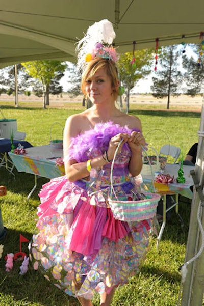 The post-walk Easter carnival featured a traditional egg hunt.