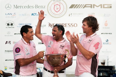 The tournament ended Sunday before a record crowd with the Raleigh team winning the AMG Miami Beach Polo World Cup title with a win over 2010 defending champions Hublot.