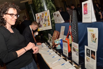 The silent auction offered everything from artwork to sporting goods and restaurant gift cards.