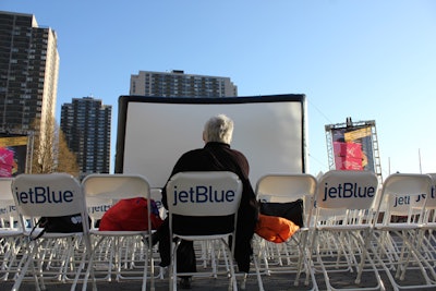 The three-day series of outdoor screenings known as the Tribeca Drive-In returned to the World Financial Center Plaza on April 21. The free-to-the-public events were produced by Good Sense & Company.