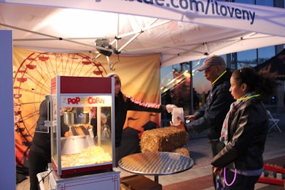 JetBlue also provided popcorn for Drive-In attendees.