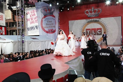 Following a performance by Colbie Caillat, who sang tunes like 'I Do,' and before the premiere of Say Yes to the Dress: Big Bliss, TLC staged a fashion show, showcasing 12 dresses and participants from Say Yes to the Dress.