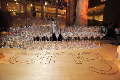 Bing was a presenting sponsor at the Capitol File after-party, and the brand was promoted through the decor.