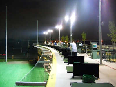 With games and summery snacks, TopGolf can host private events for 150.