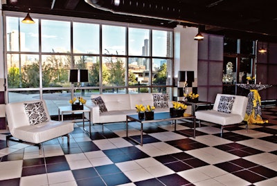 The Riverwalk at Kendall college, a raw event space, has a waterside patio.