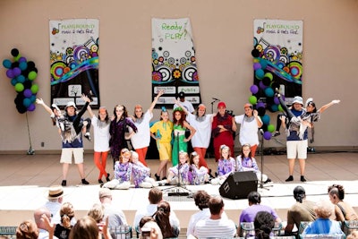 Throughout the day, a variety of entertainers performed on two stages.