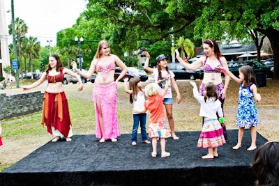 Orlando Belly Dance Studio provided lessons to children.