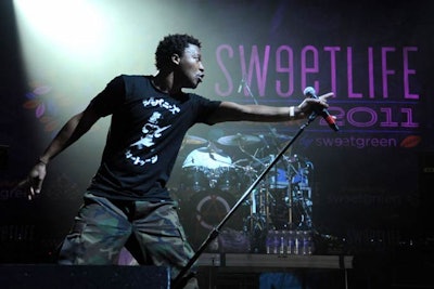 Lupe Fiasco performed an hour-long set later in the evening.