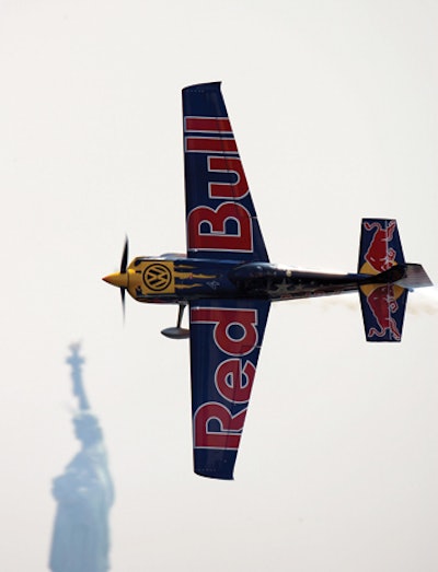 Red Bull's Air Race competition's New York leg
