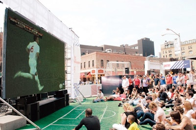 Nike's viewing event during the 2010 FiFa World Cup