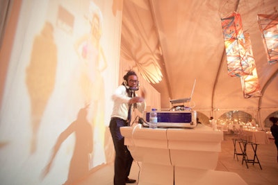 DJ Madrid spun during the reception.