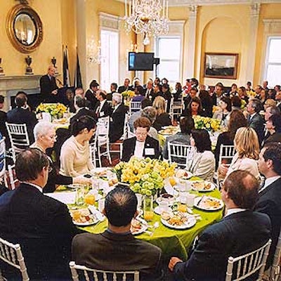 Over 80 pharmaceutical meeting planners and CEOs attended NYC & Co.'s Convention, Exhibition, Meeting and Event (CEME) Coalition's breakfast at Gracie Mansion. (Photo courtesy of Kevin McCormick Photography)